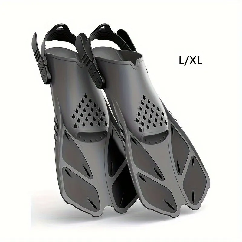 1 Pair Premium Silicone Fins Diving & Swimming Gear fins