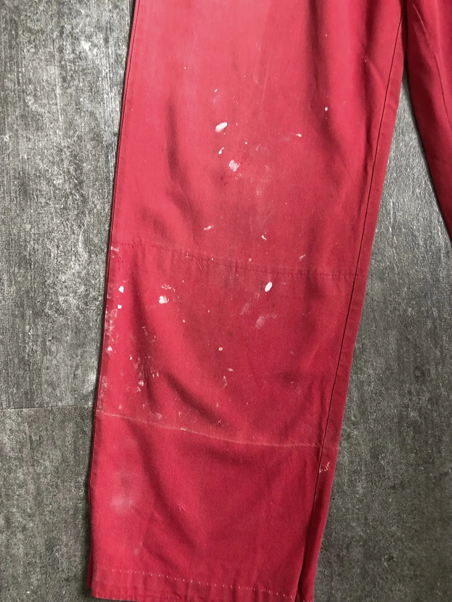 1930s 1940s trousers . vintage red high waist pants . size xxs