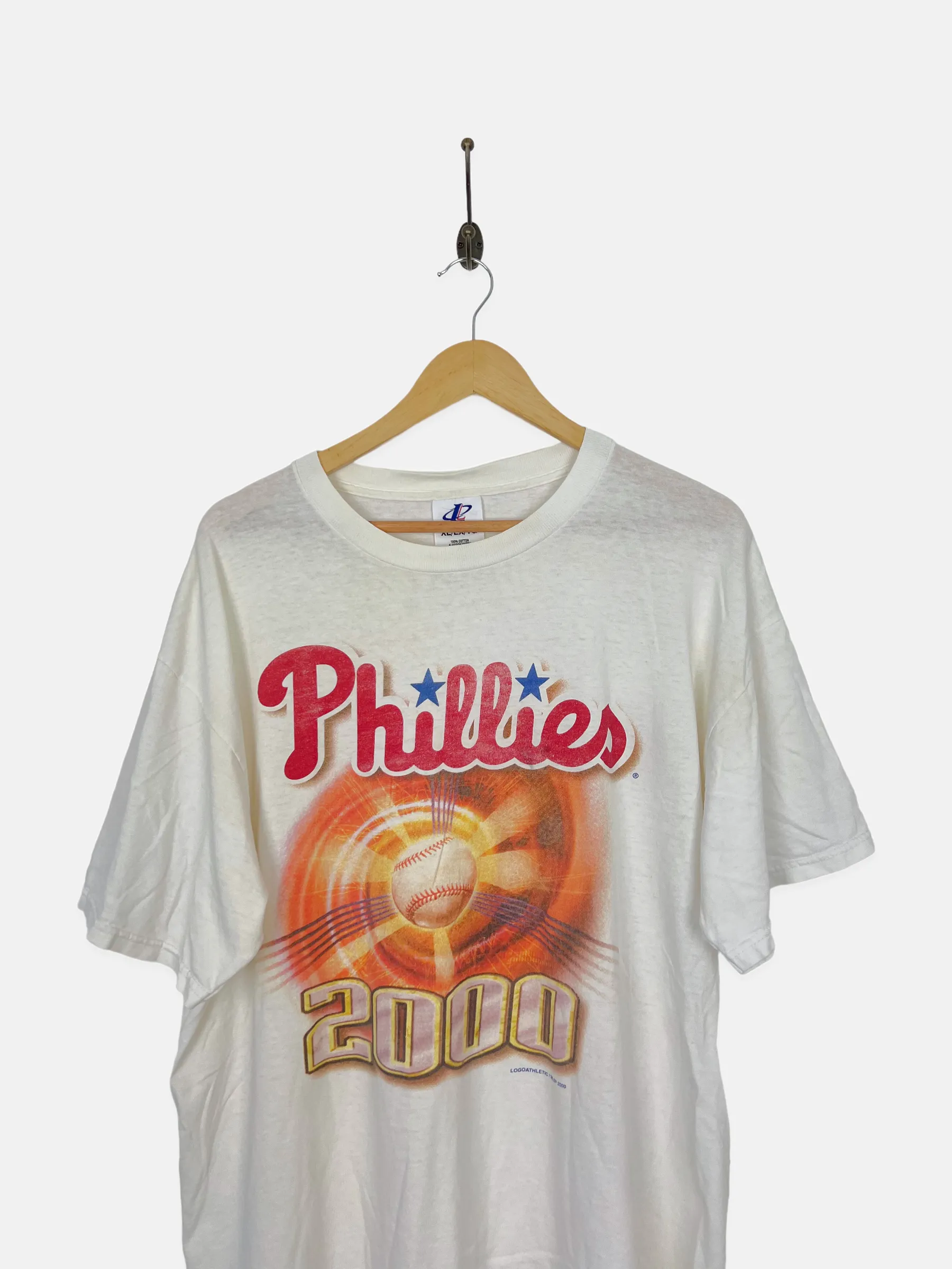 2000 Philadelphia Phillies MLB Vintage T-Shirt Size XL