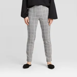 A New Day Women's Plaid High-Rise Skinny Pants 564737