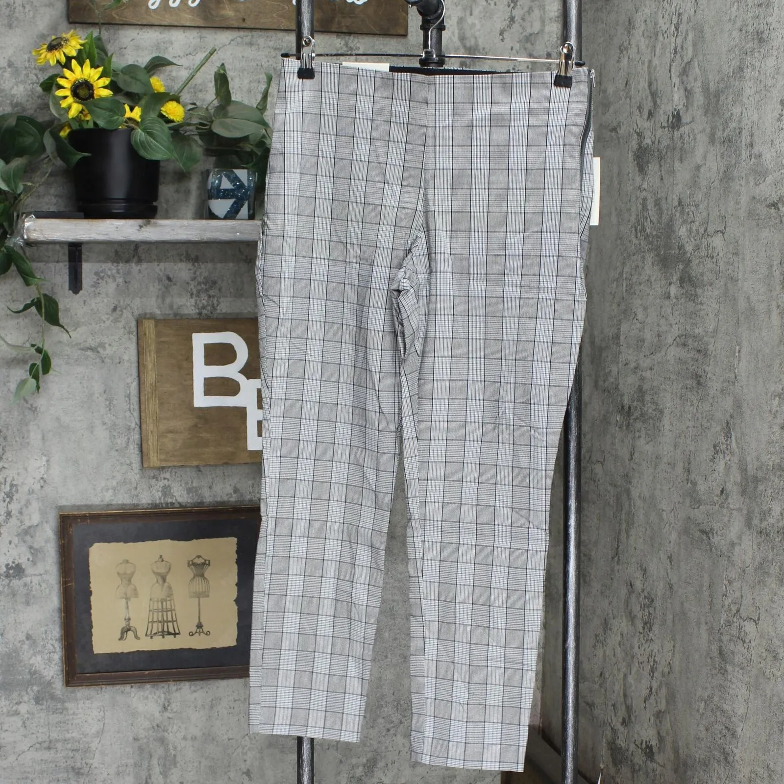 A New Day Women's Plaid High-Rise Skinny Pants 564737