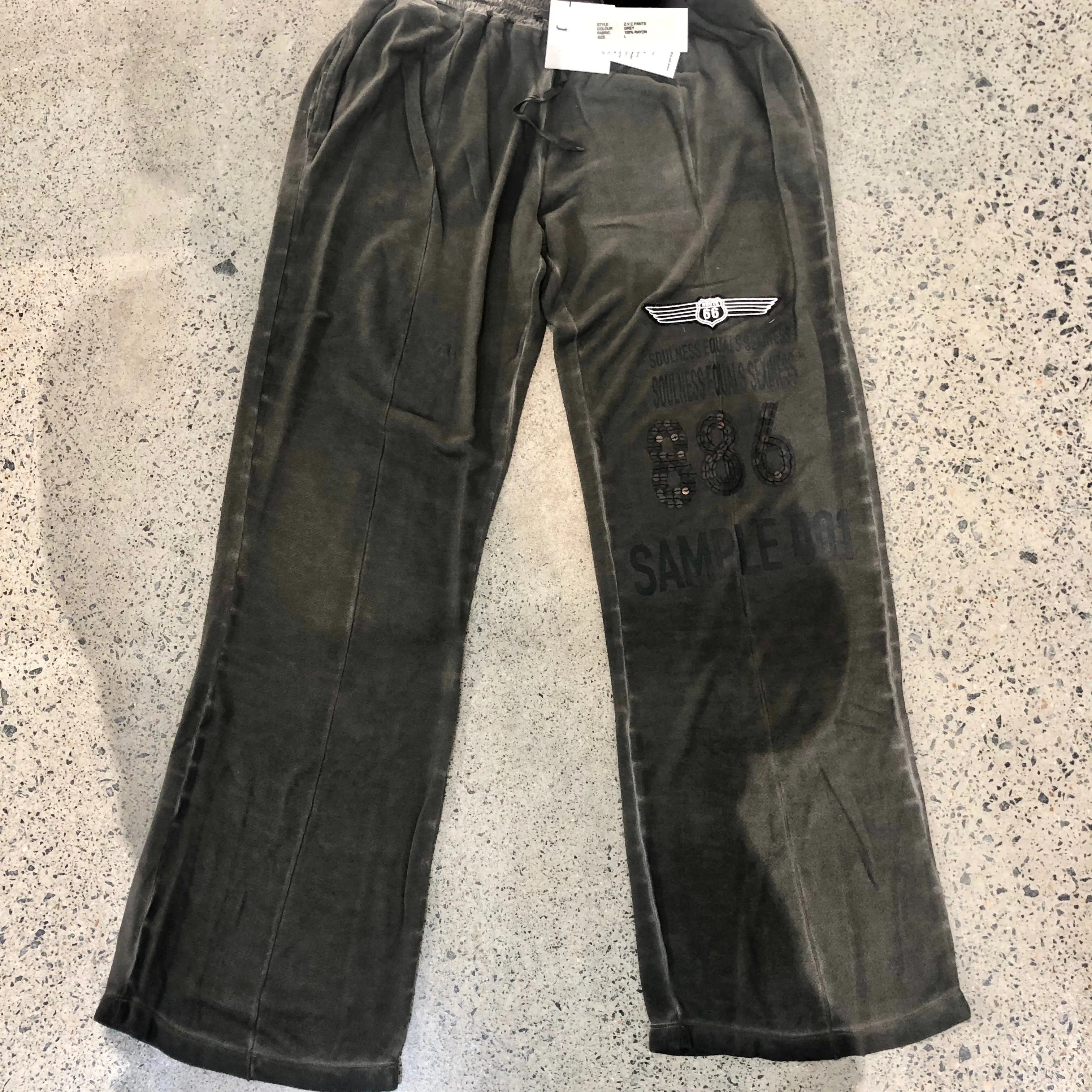Adine & Co Grey Wash Z.V.C. Pants