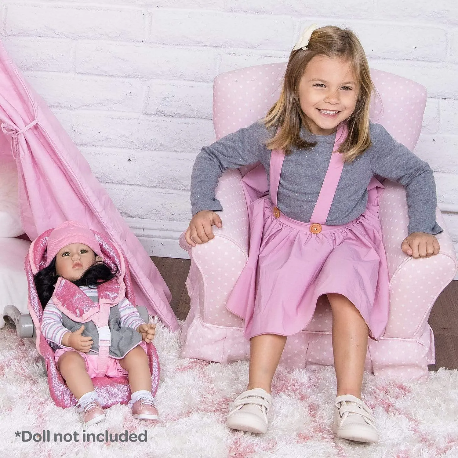 Adora Glam Glitter Car Seat Carrier