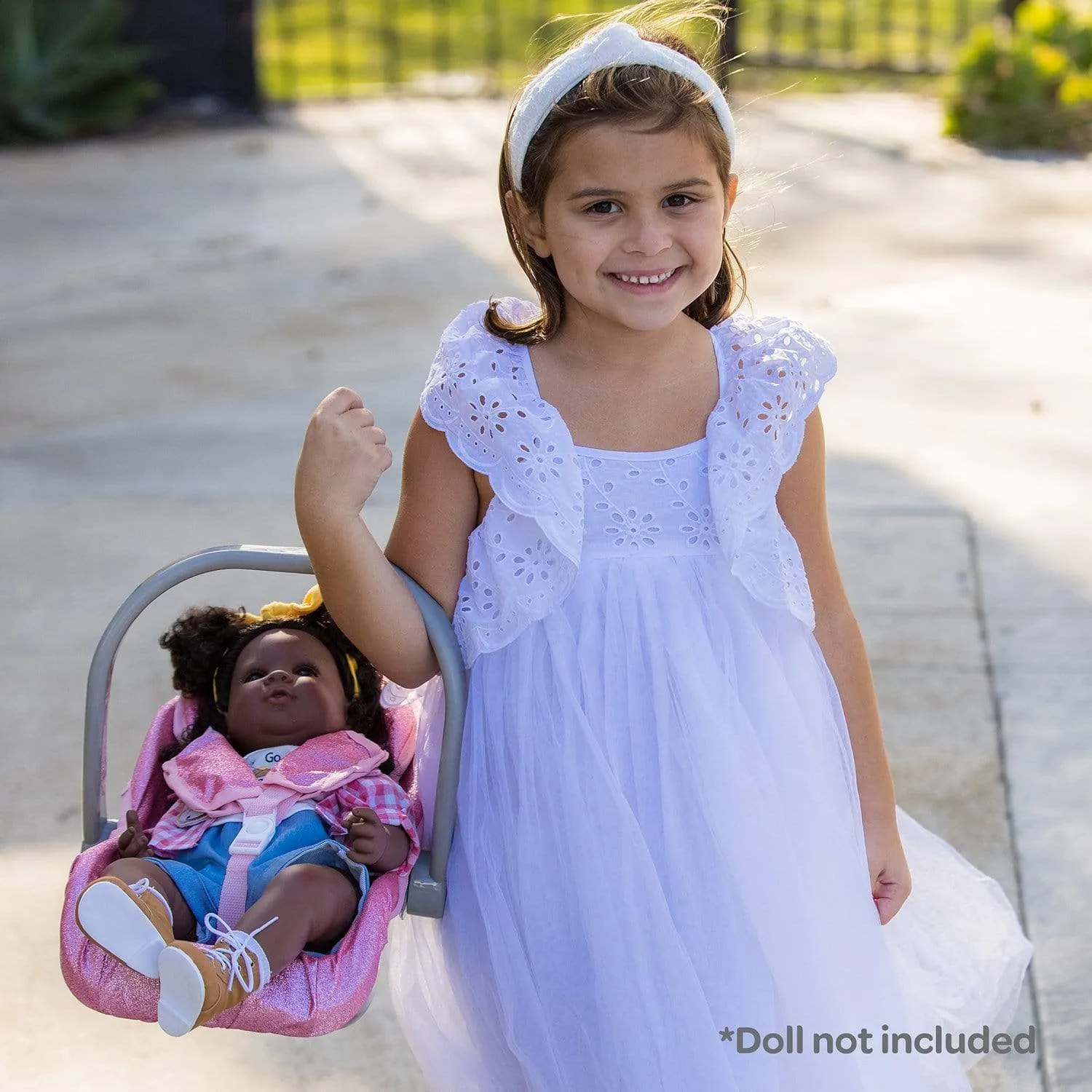 Adora Glam Glitter Car Seat Carrier