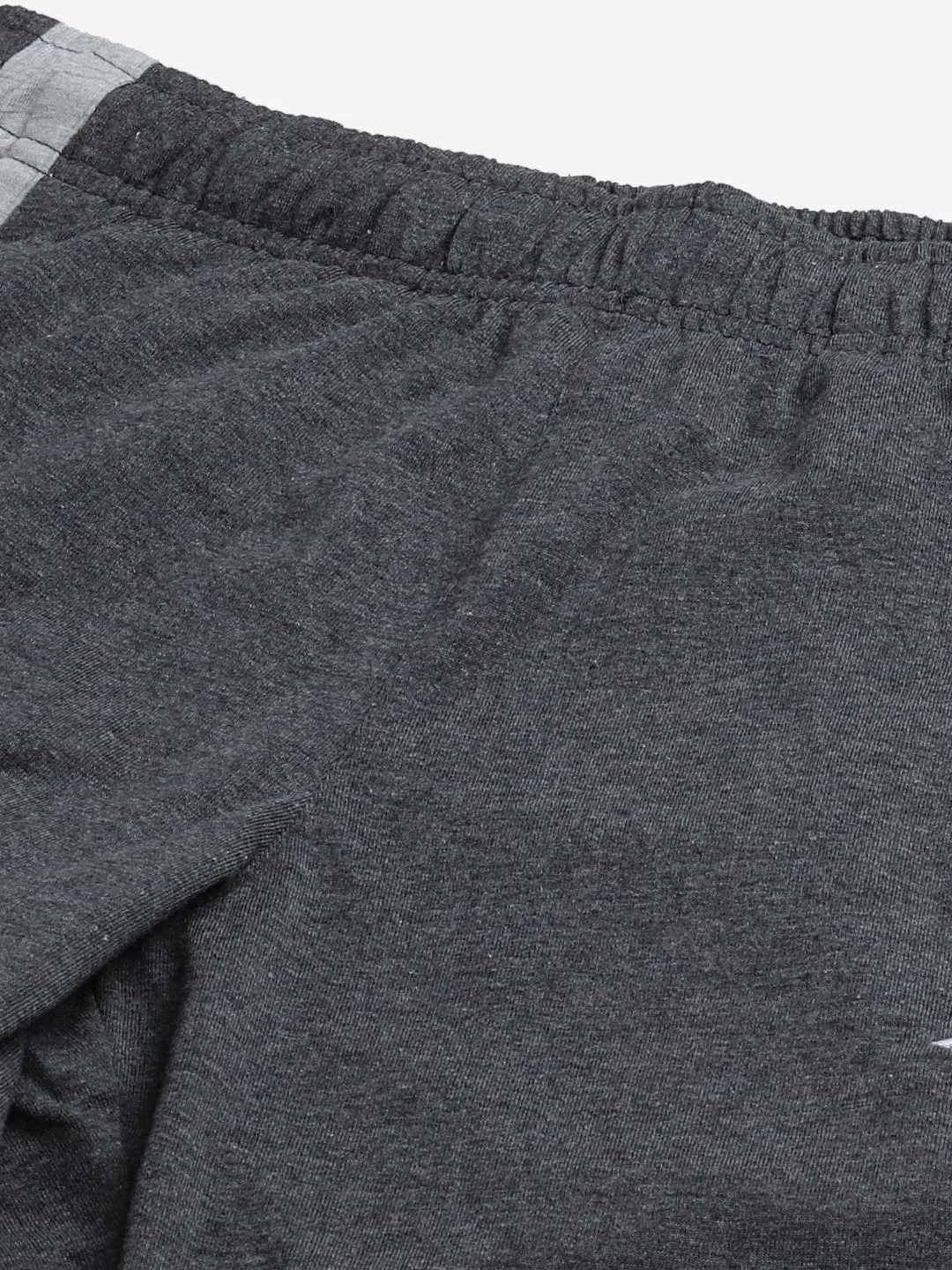 Alcis Men Charcoal Grey Solid Track Pants