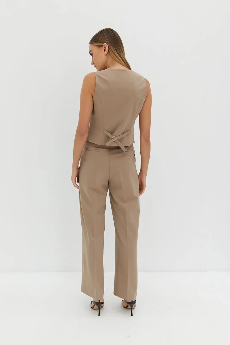 Alfie Vest - Tan