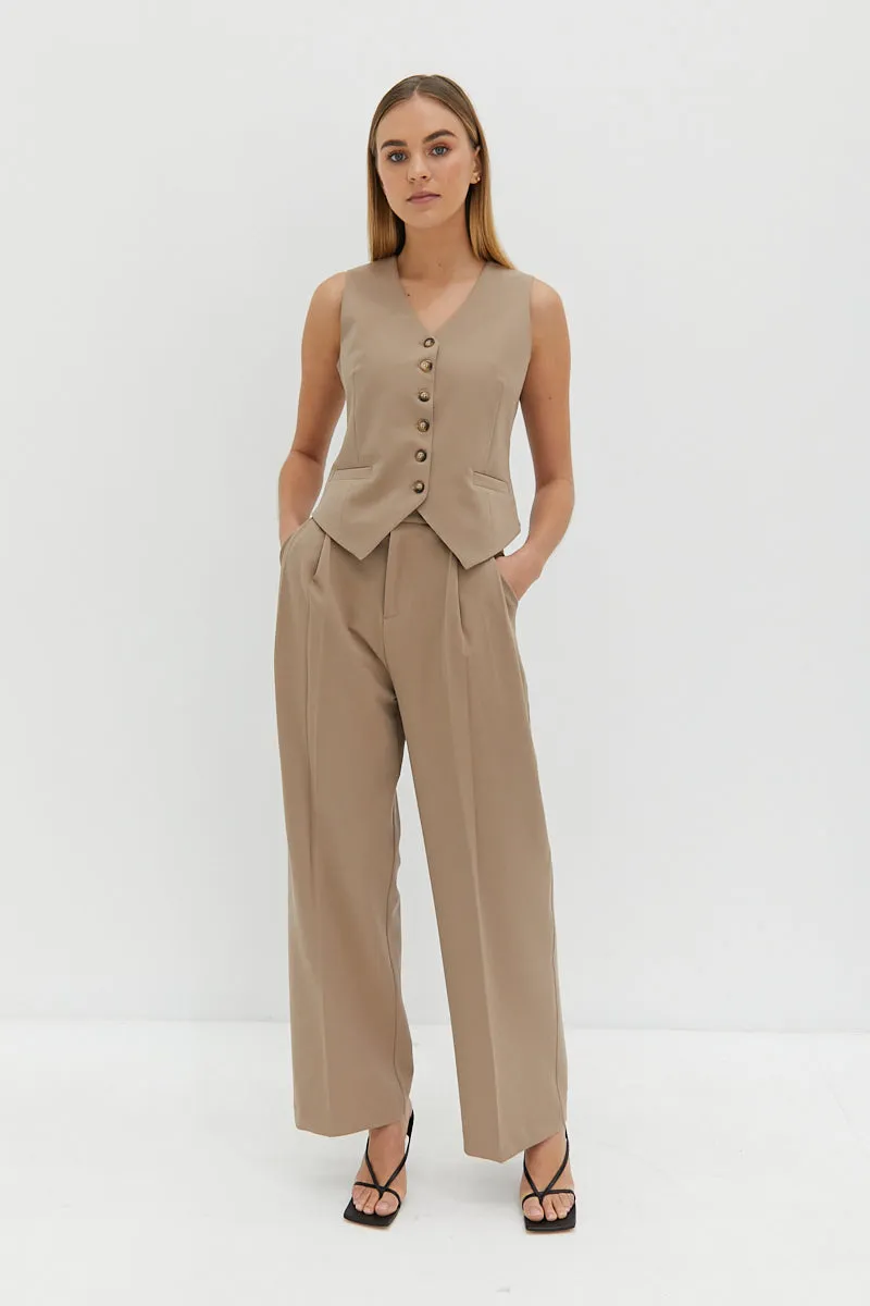 Alfie Vest - Tan