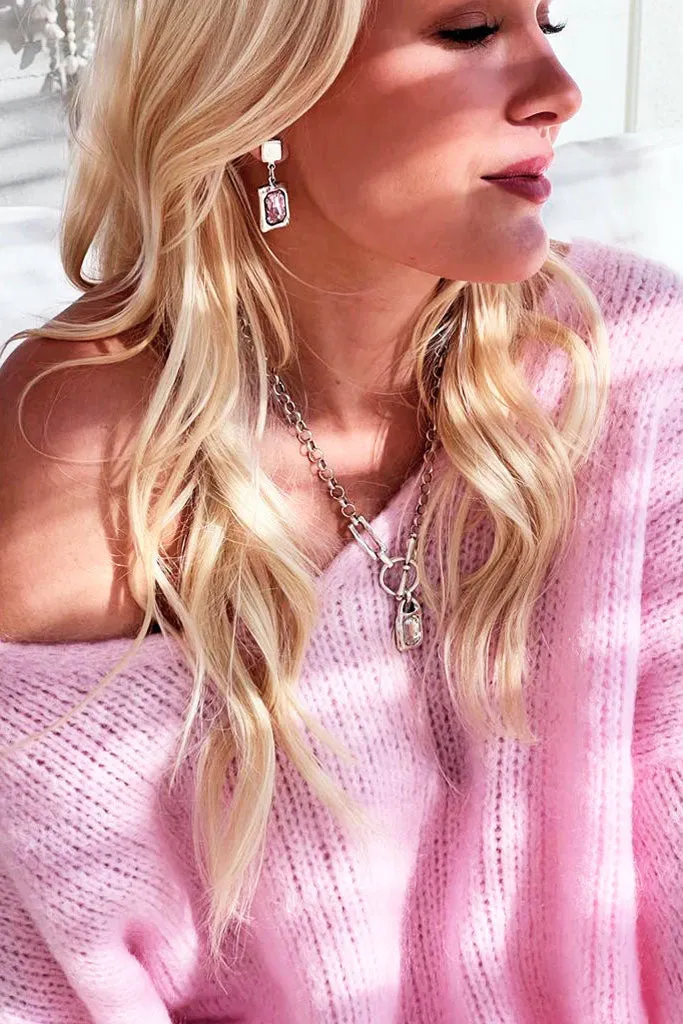 Arlo Knit in Candy Pink