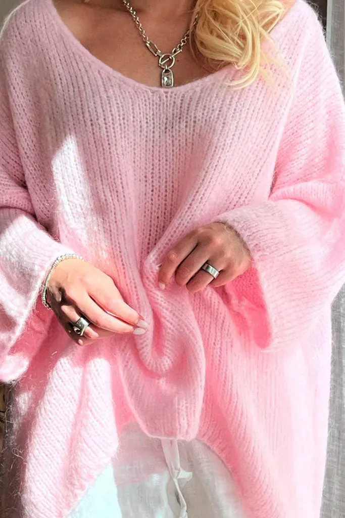 Arlo Knit in Candy Pink