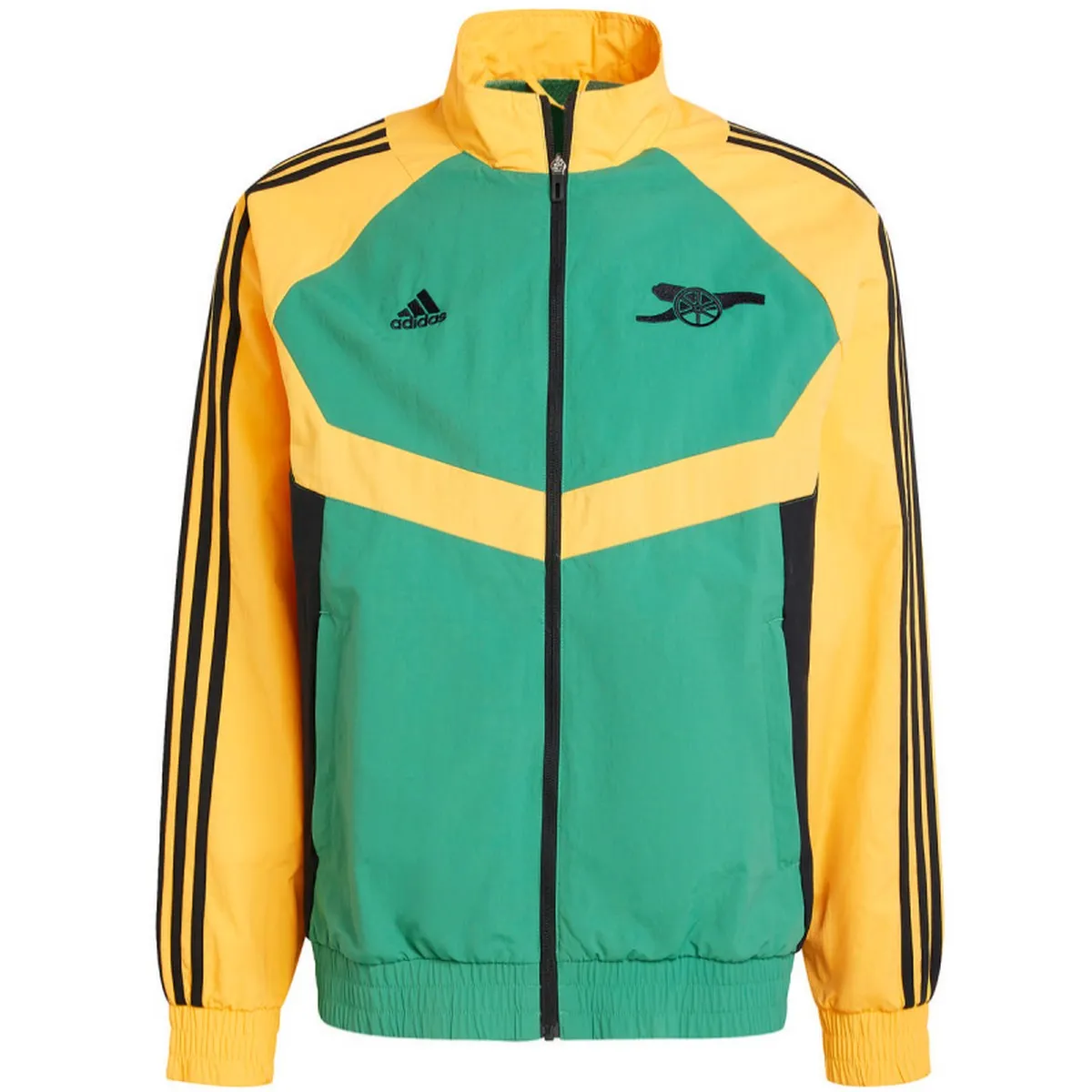 Arsenal FC SSP presentation soccer tracksuit 2024/25 yellow/green - Adidas
