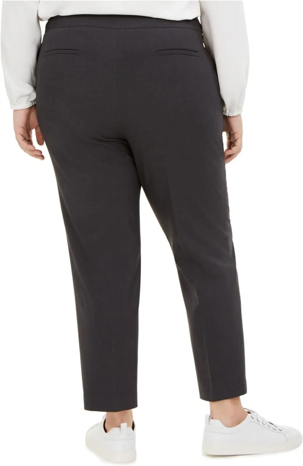 Bar III Women's Trendy Plus Size Ankle Pant 10717582 Black 16W