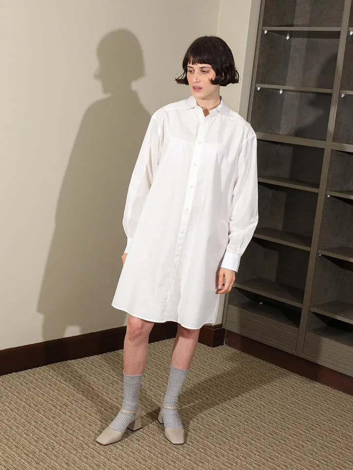 Baserange Claude Shirtdress, Undyed