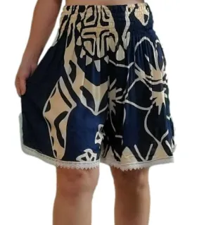 BBX-2026-XL-Plus Short - Hawaiian Turtle - Navy & Cream