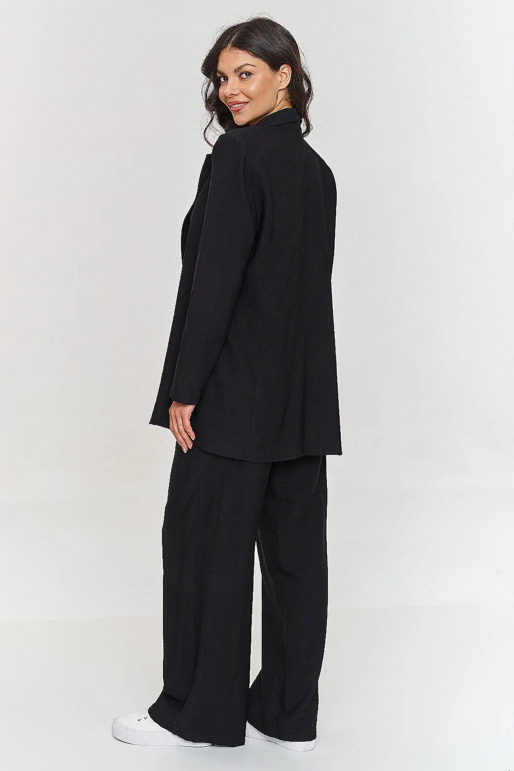 Belted Loose-Cut Blazer Set