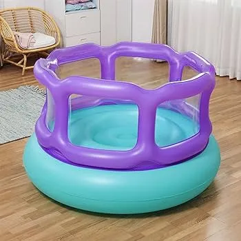 Bestway 60" X 60" X 33"/1.52M X 1.52M X 84CM Laugh 'N Leap Bouncer (1 bouncer, repair patch,4 foot pins)
