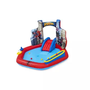 Bestway 6'11" X 6'9" X 50"/2.11M X 2.06M X 1.27M Play Center (Contents: 1 pool, 2 rings, 6 play balls, repair patch, 1 pc of water watcher tag.)