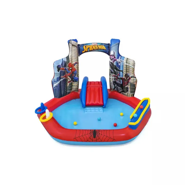 Bestway 6'11" X 6'9" X 50"/2.11M X 2.06M X 1.27M Play Center (Contents: 1 pool, 2 rings, 6 play balls, repair patch, 1 pc of water watcher tag.)
