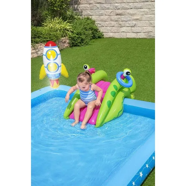 Bestway 7'6" X 6'9" X 33"/2.28M X 2.06M X 84CM Little Astronaut Play Center