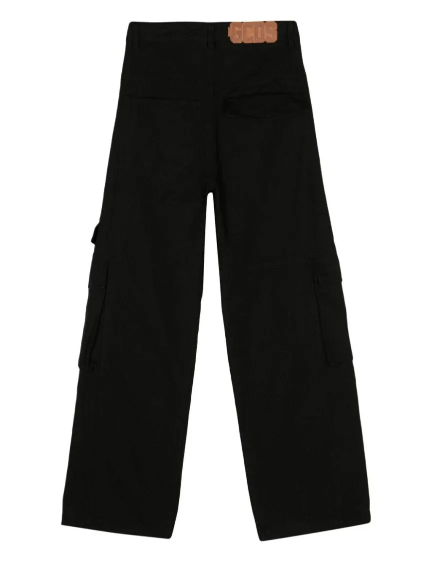 Black Cargo Trousers