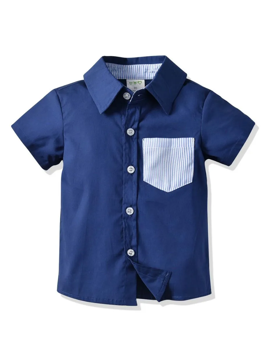Boys Party Matching Bow with Shorts Set