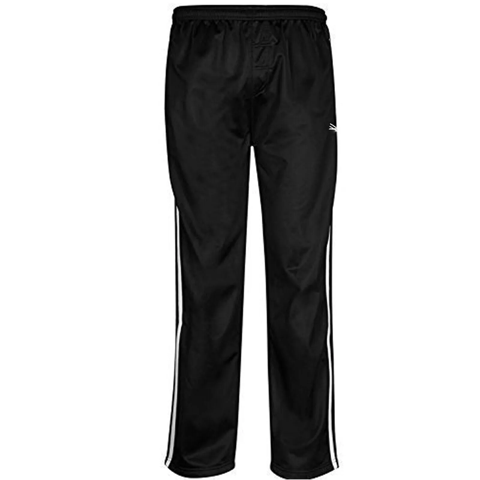 BOYS TRACKSUIT BOTTOMS SILKY JOGGERS JOGGING STRIPED SPORTS PANTS TROUSERS Sporty Stripes & Comfy Silky Feel