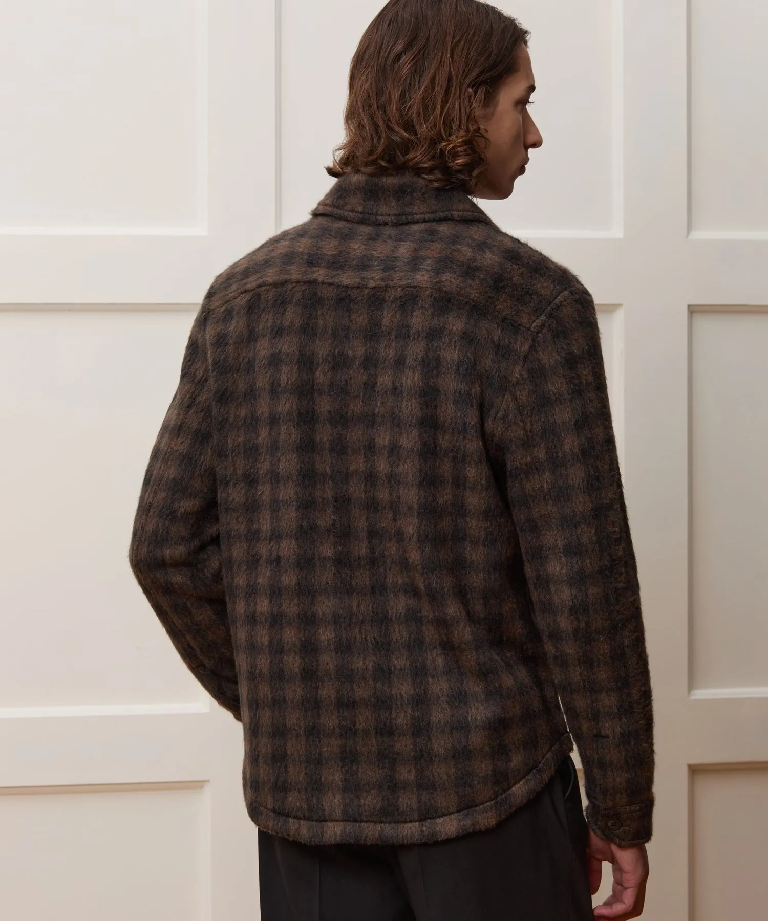 Buffalo Check Mohair Overshirt