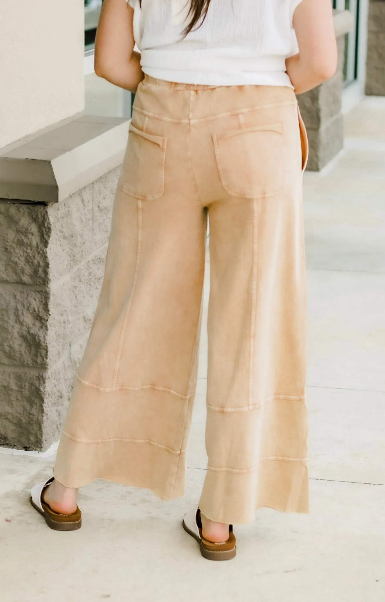 Calling You Out Wide Leg Pants in Camel