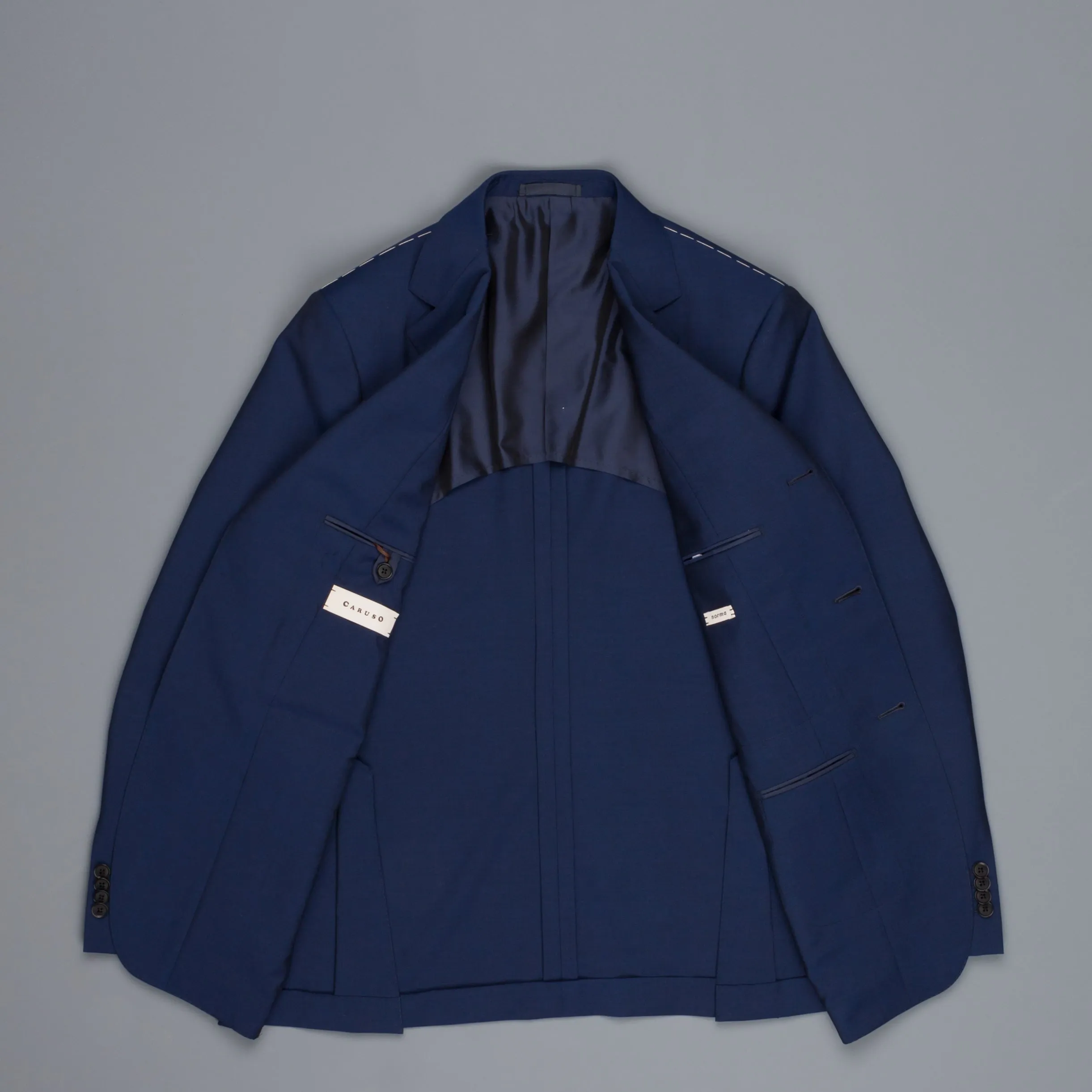 Caruso Wool Mohair Drop 6 Norma suit blu