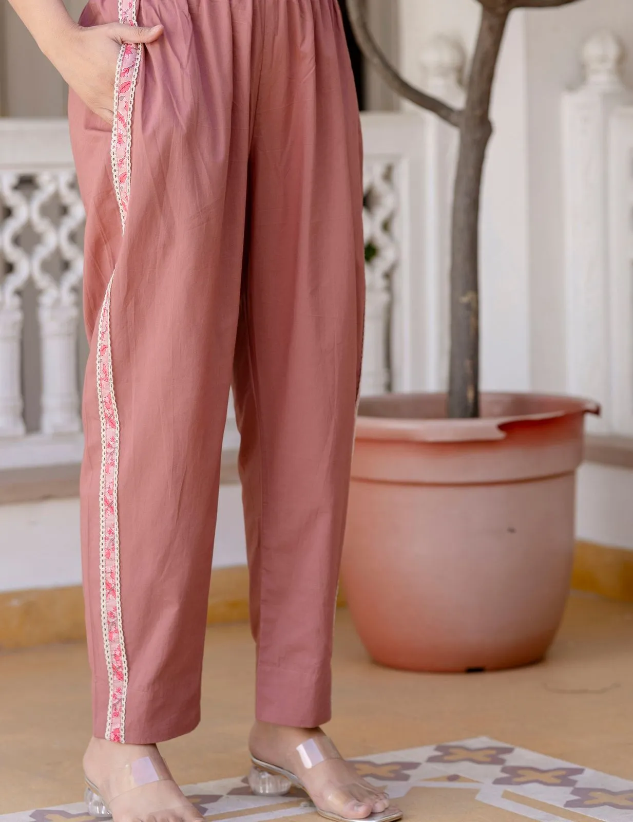Charming Floral Cotton Kurta Set | Festive & Casual Ethnic Wear