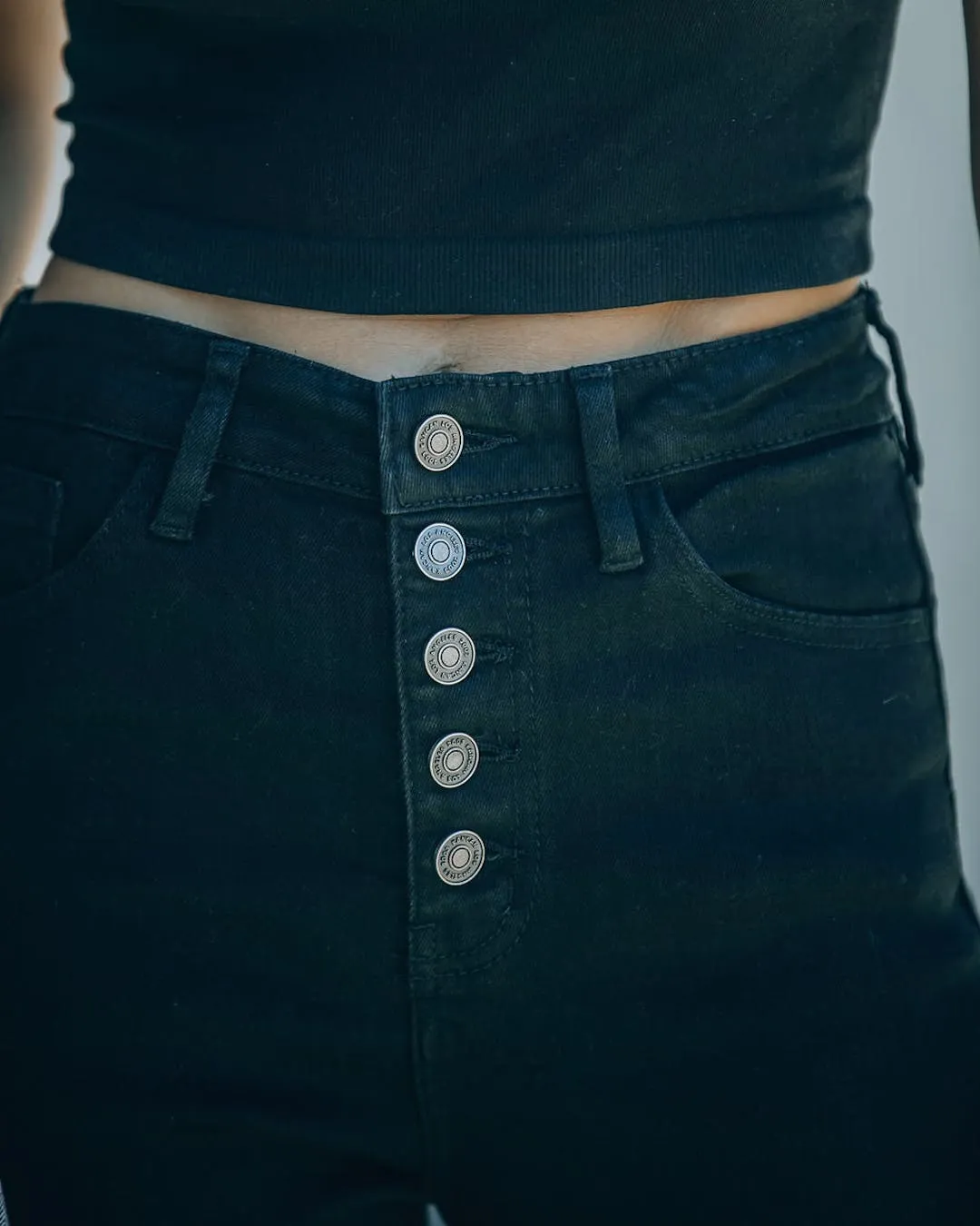 Classic Black Denim Skinny Jeans