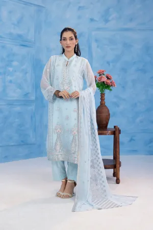 Classic Cham Embroidered stitched 3-piece