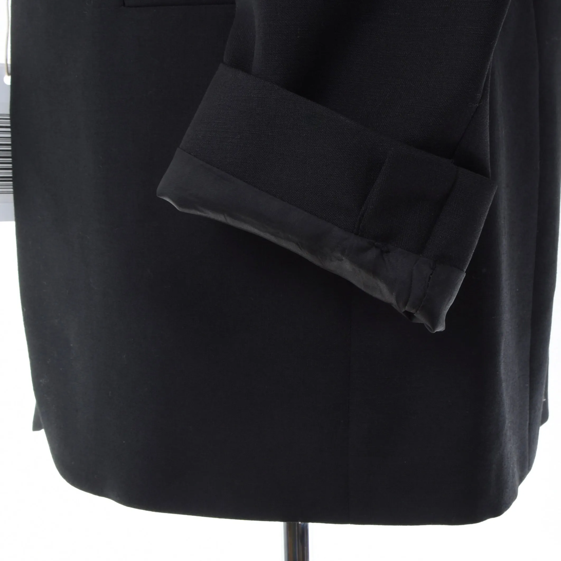 Classic Vintage Shawl Lapel 80% Wool 20% Mohair Tuxedo Size 52 - Black