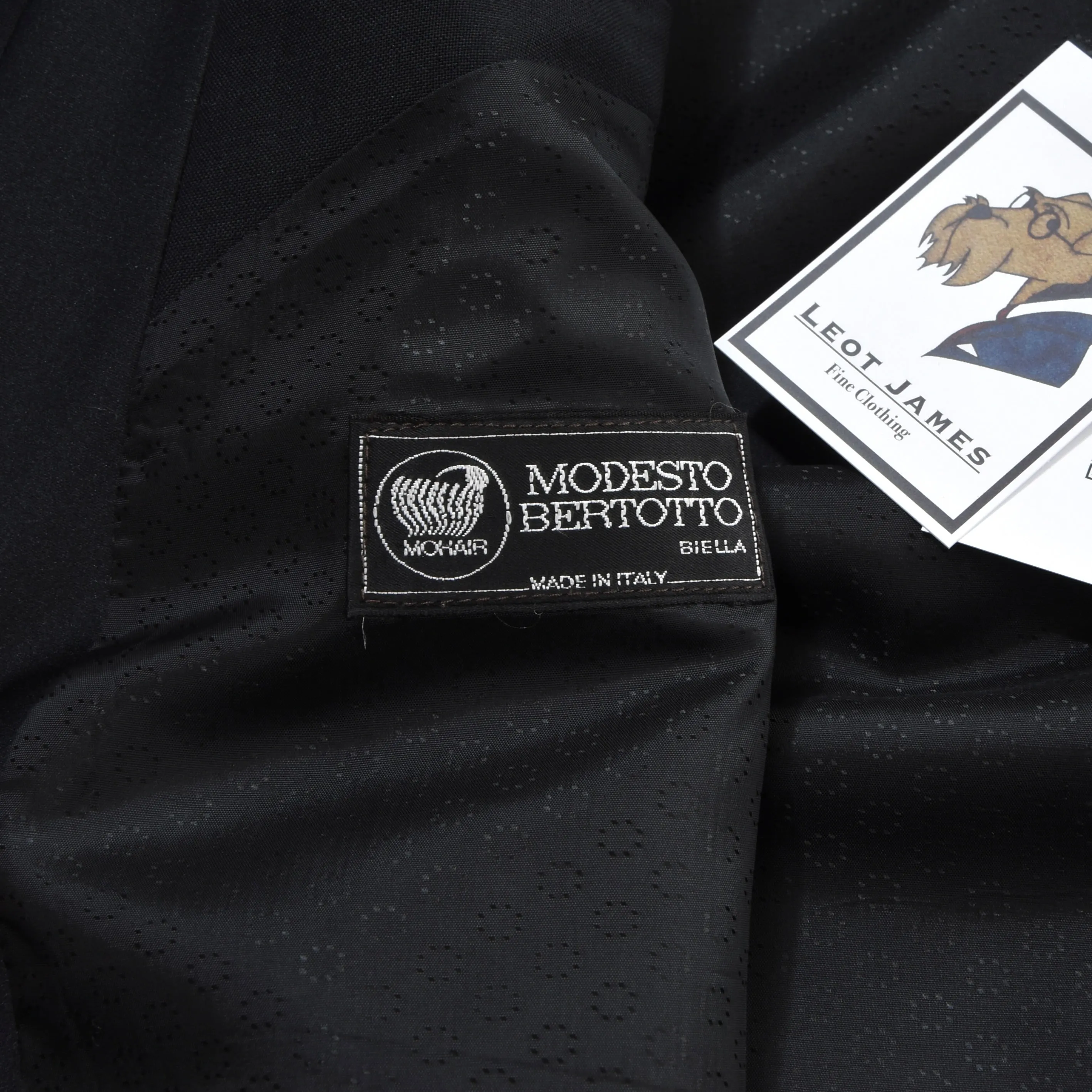 Classic Vintage Shawl Lapel 80% Wool 20% Mohair Tuxedo Size 52 - Black