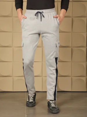COBB GREY COLOUR BLOCK FIVE POCKET WINTER LOWER