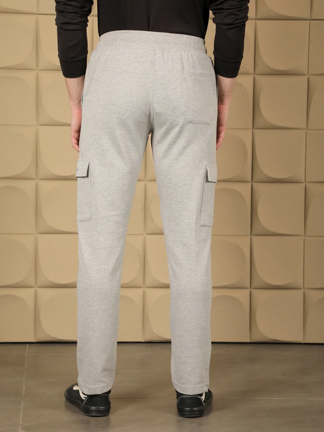 COBB GREY COLOUR BLOCK FIVE POCKET WINTER LOWER