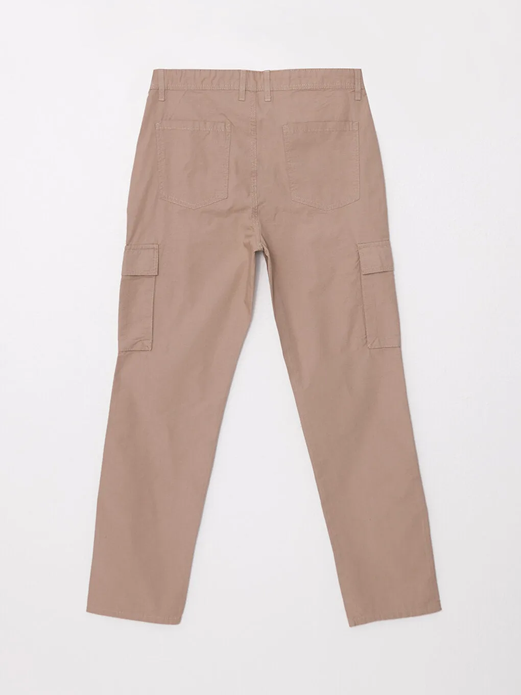 Comfortable Fit Gabardine Men's Cargo Trousers