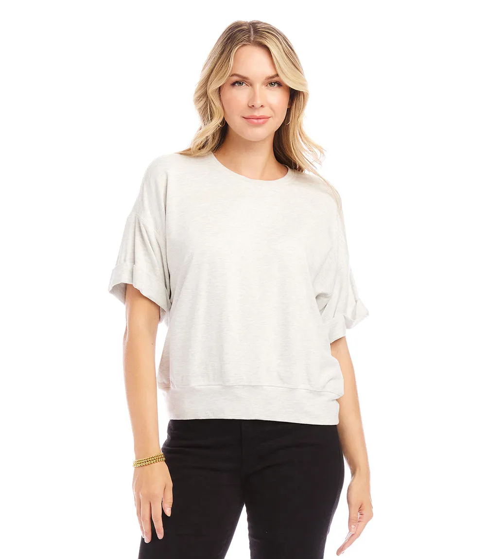 Cuffed Sleeve Tee