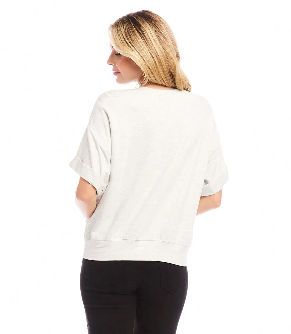 Cuffed Sleeve Tee