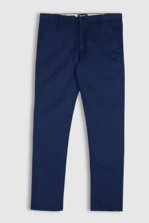 Dark Blue Fashion Pants