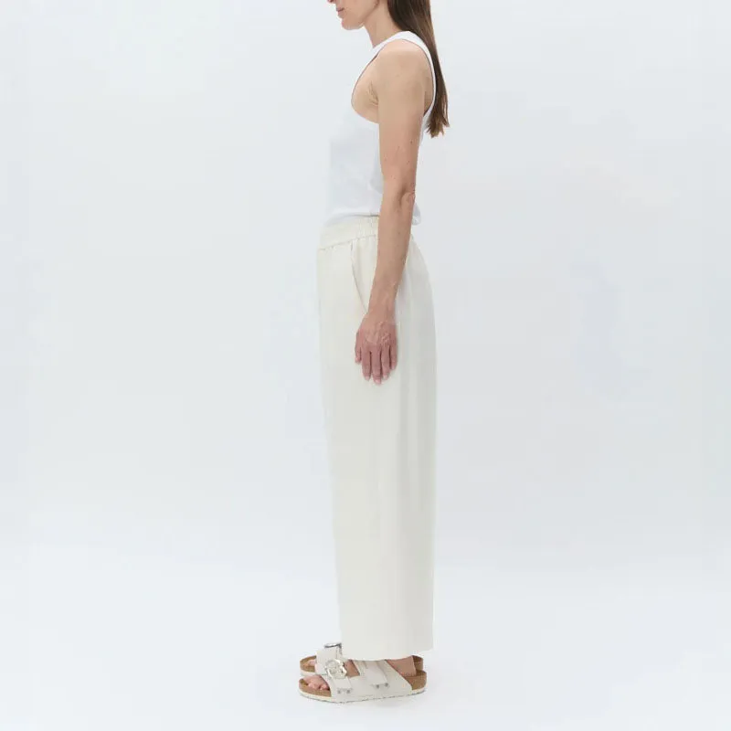 DAY BIRGER ET MIKKELSEN Jonah Classic Gabardine Trousers in Ivory