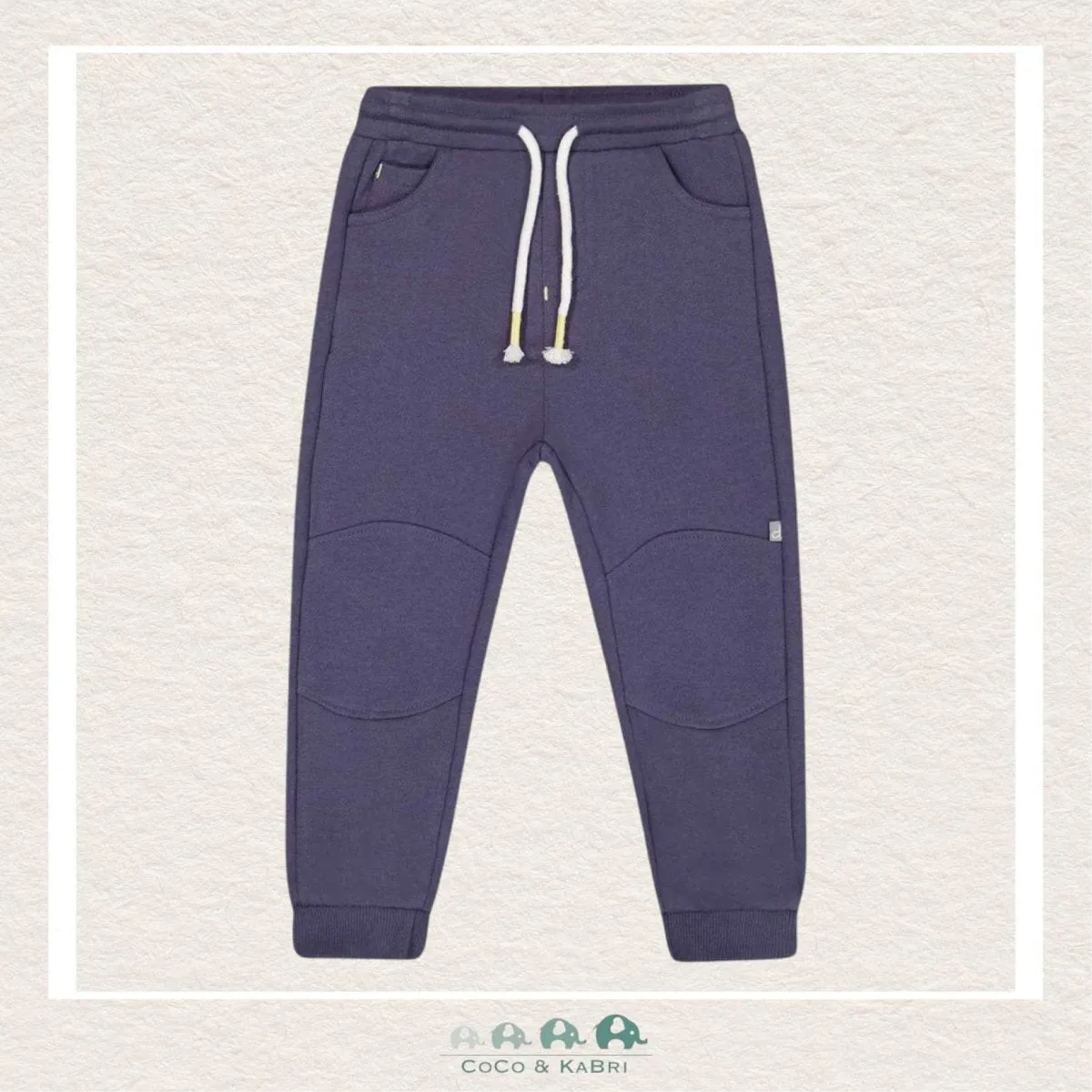 Deux Par Deux: Boys French Terry Pants - Blue