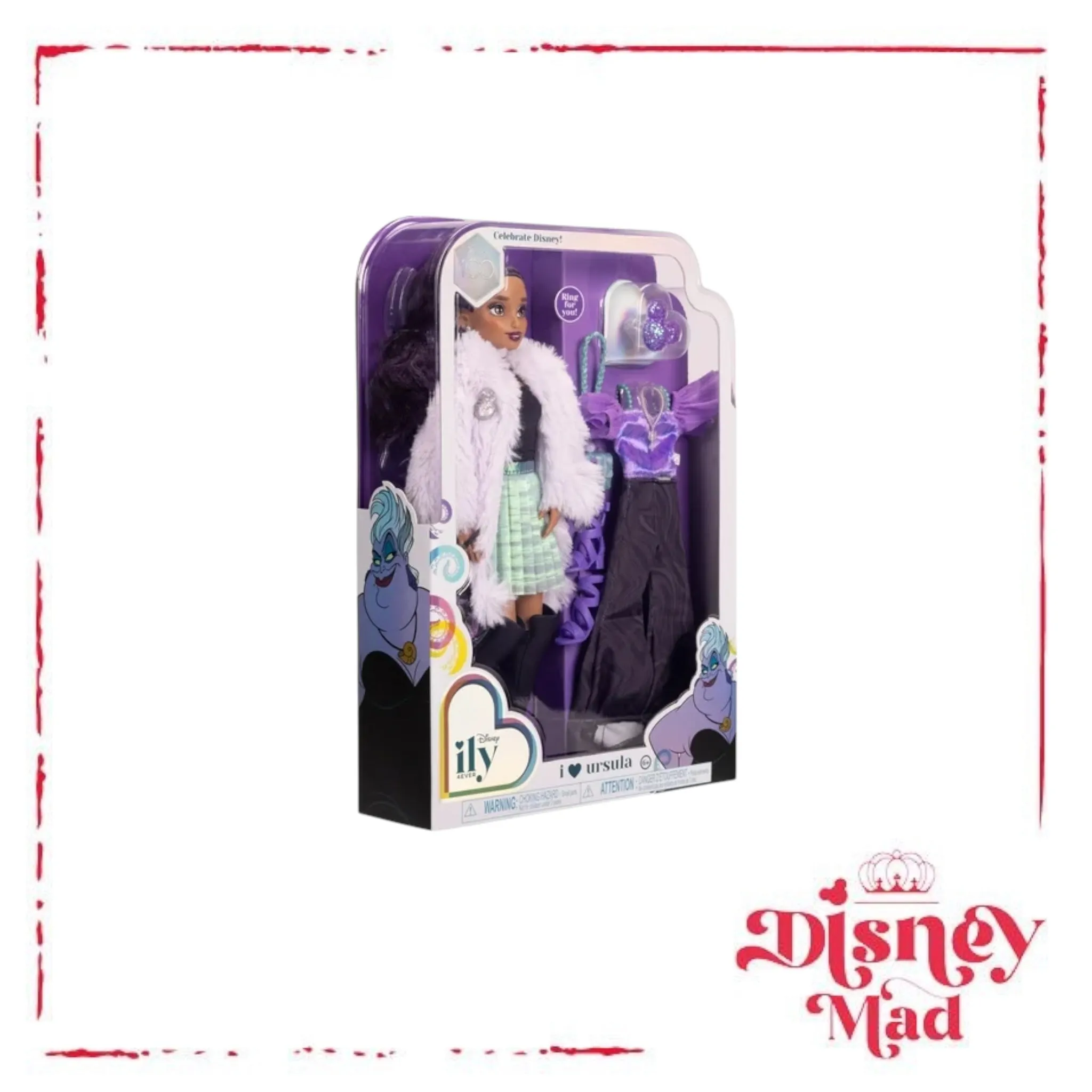 Disney Ily 4EVER I Love Ursula 12 inch Fashion Forward Doll