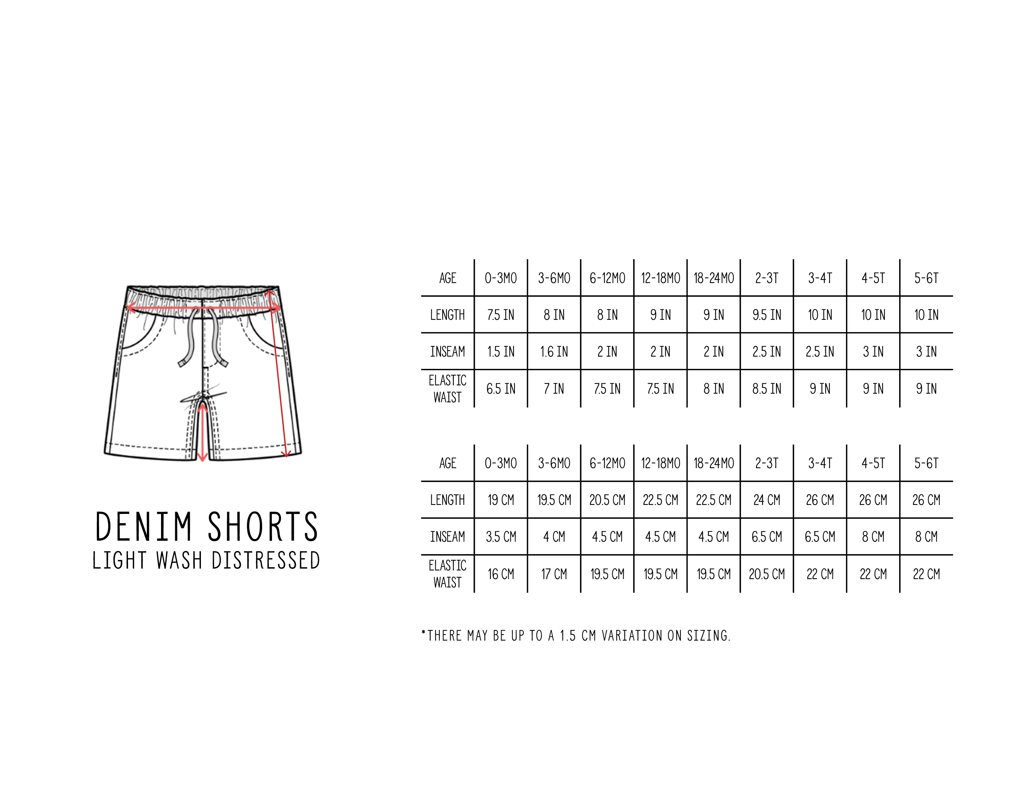 DISTRESSED DENIM SHORTS