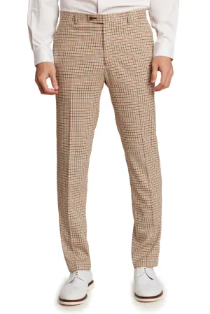 Downing Dress Pants- Tan Check