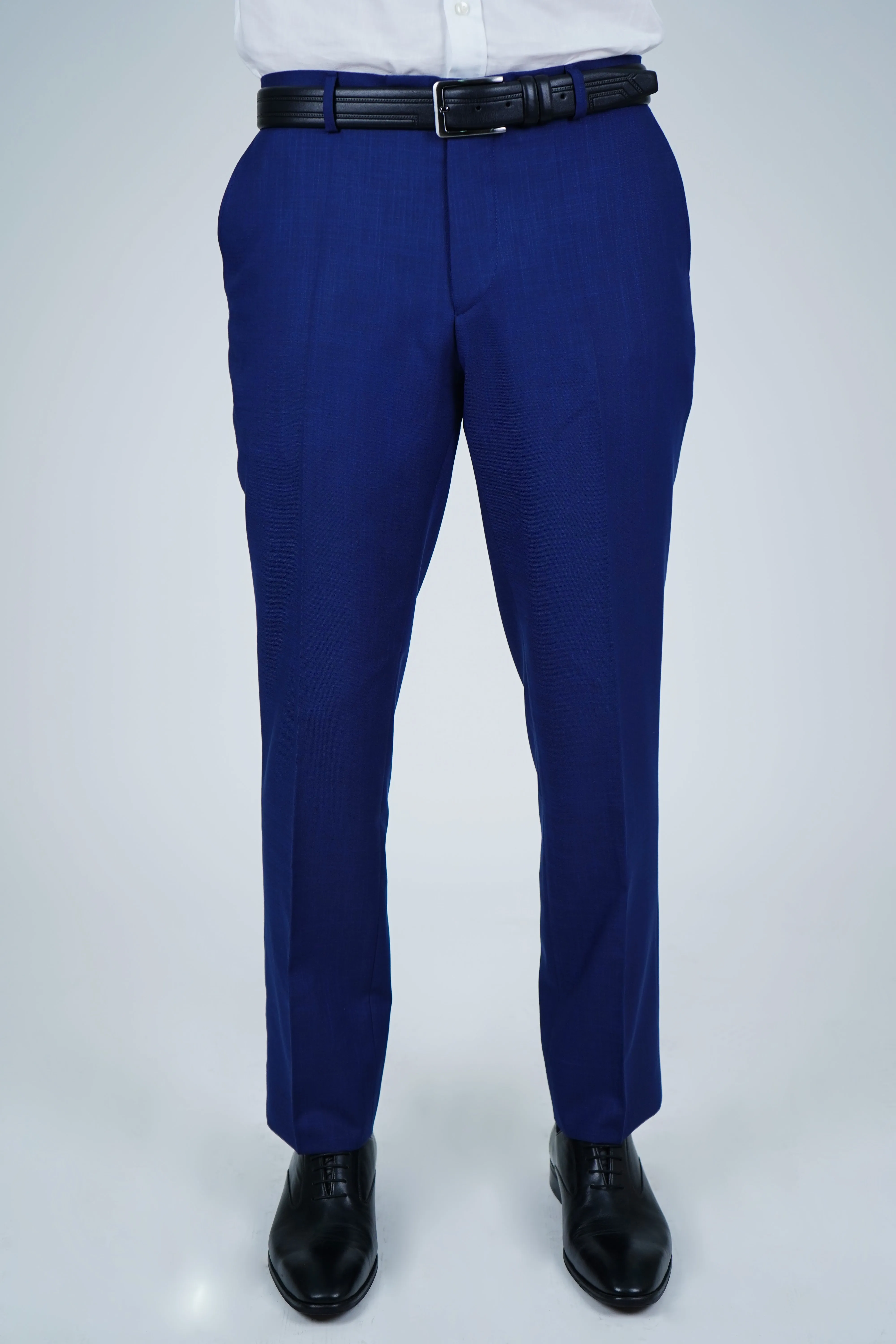 Dress Pants 590202 Classic Unhemmed - Blue