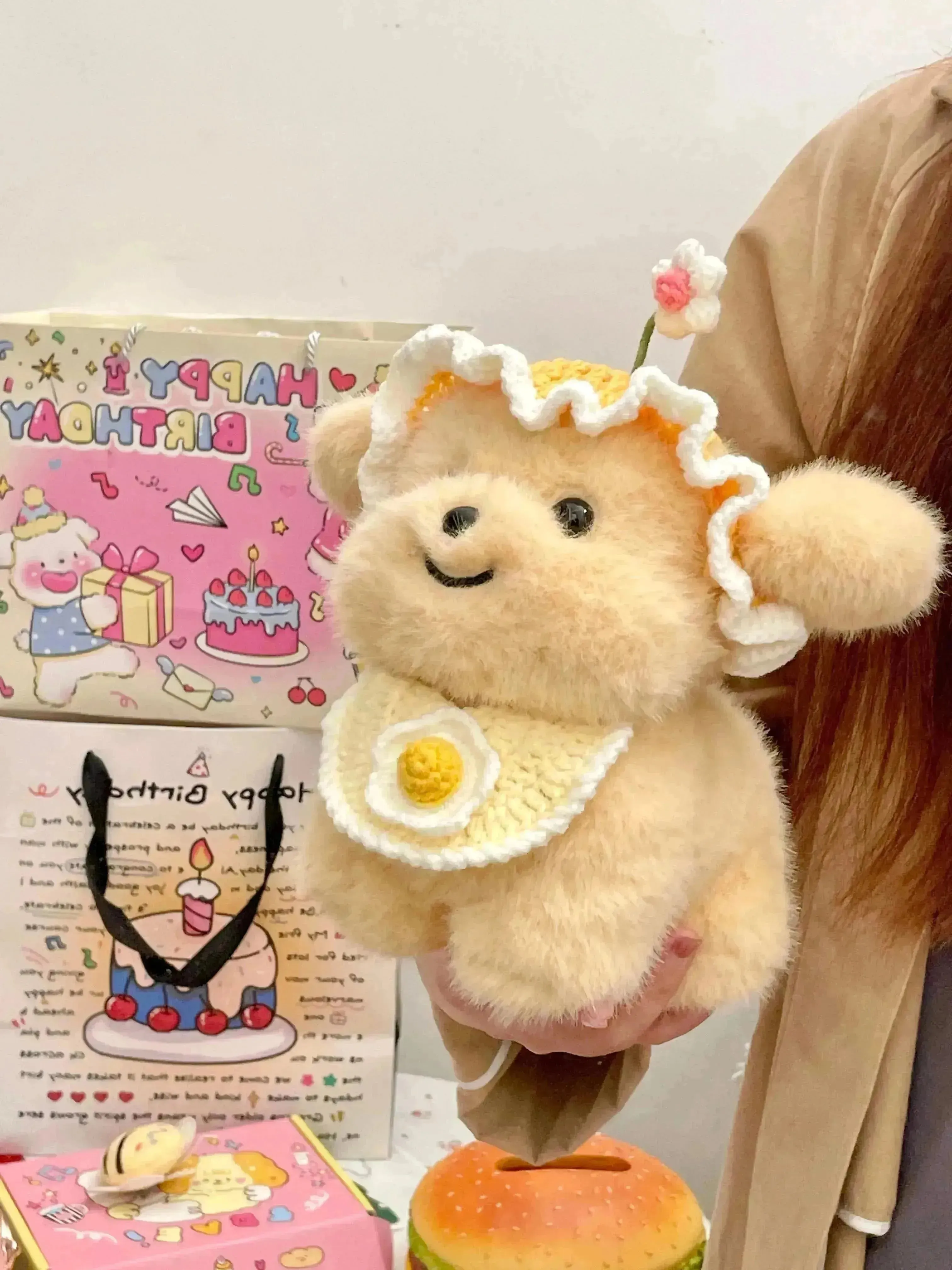 Dressed up Puppy Plushie (21 cm)