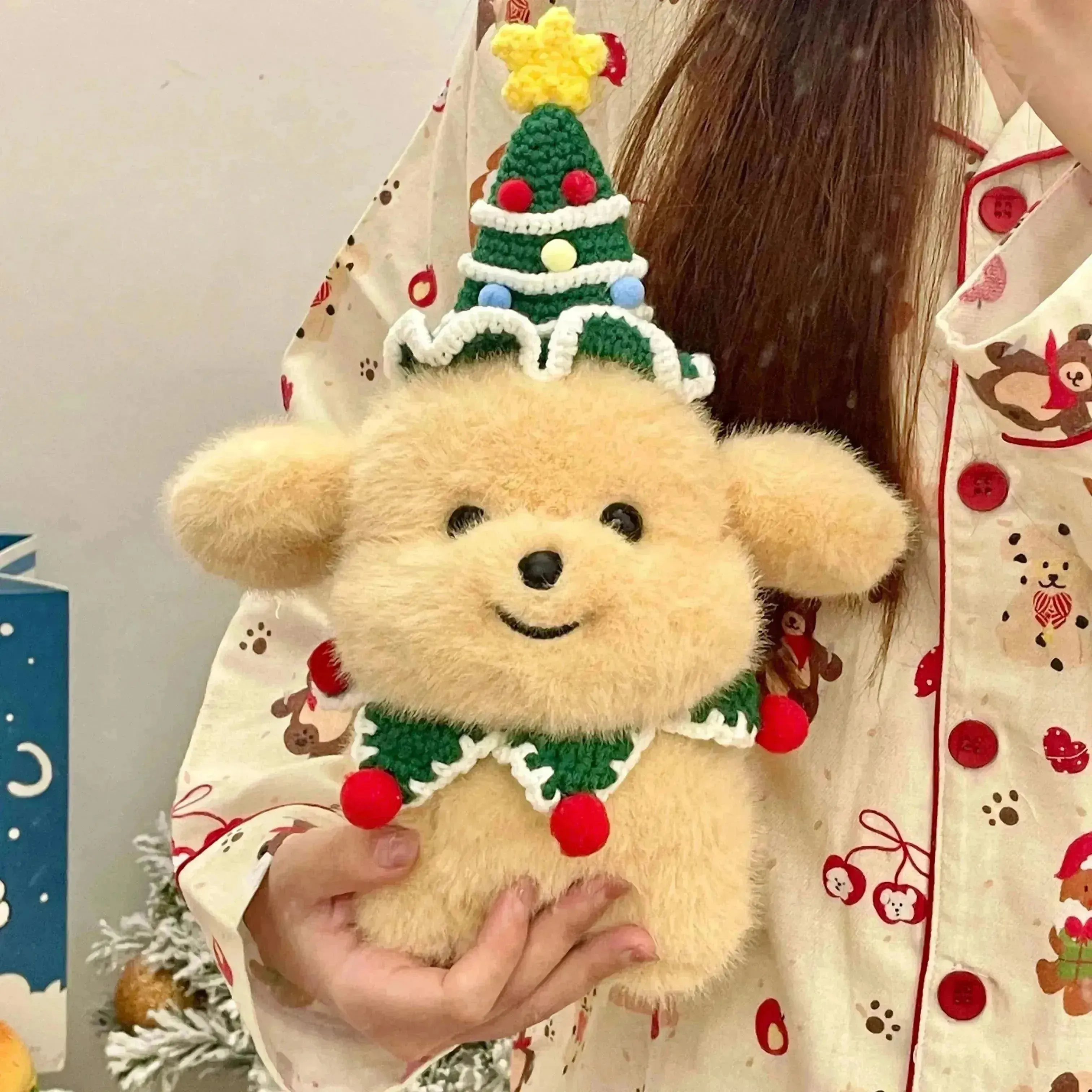 Dressed up Puppy Plushie (21 cm)