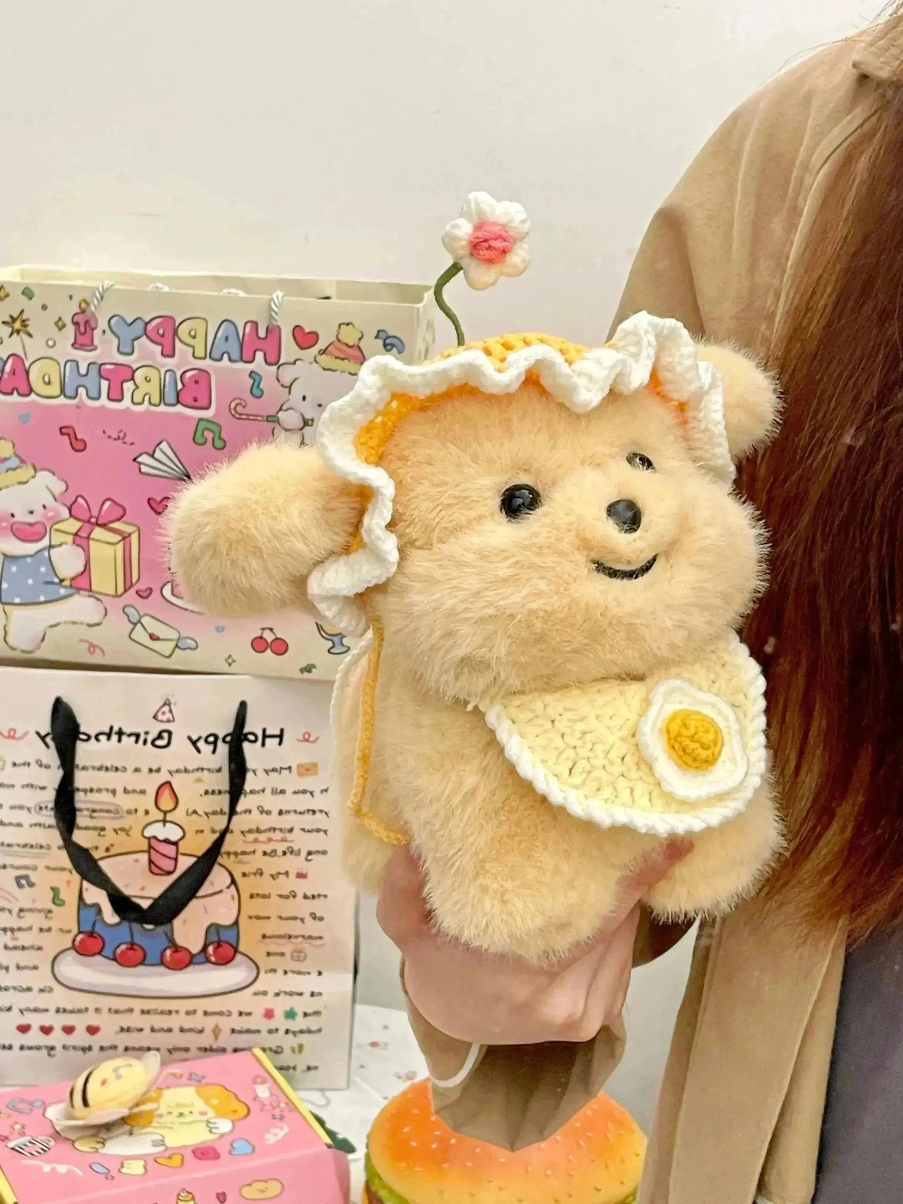 Dressed up Puppy Plushie (21 cm)