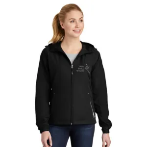 Elite Dance  Ladies Colorblock Hooded Raglan Jacket