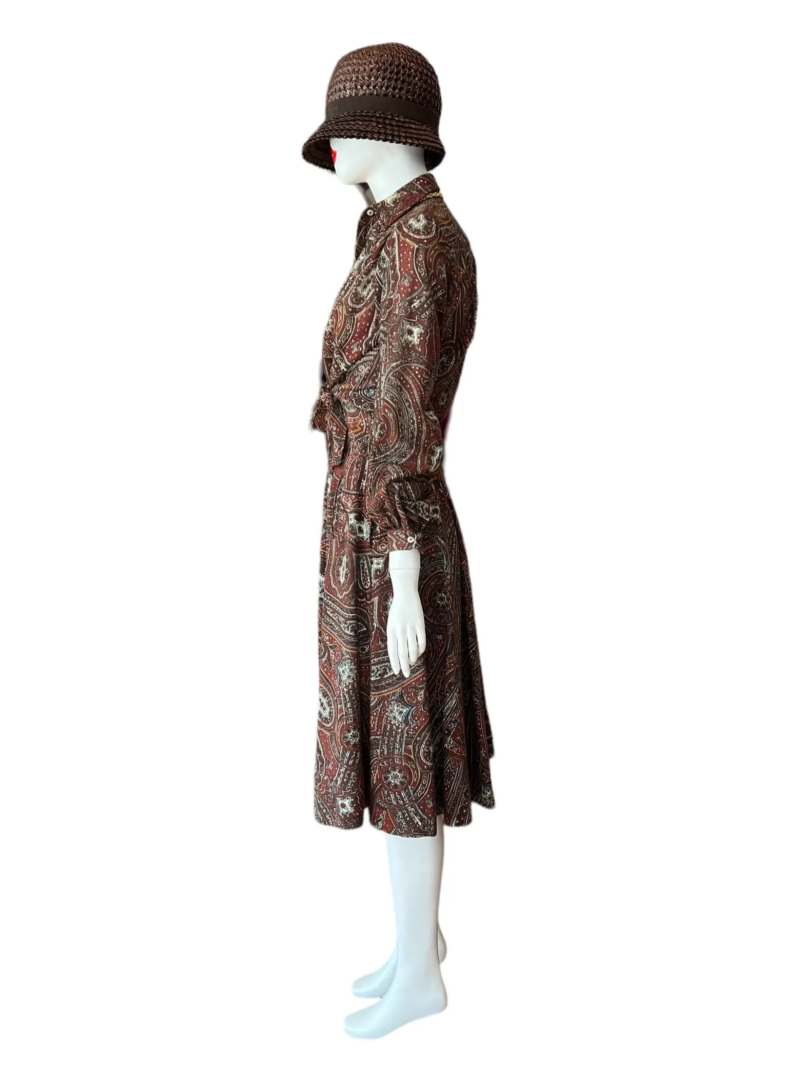 Fall two Piece Skirt Blouse Set
